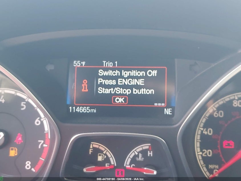 2016 Ford Focus St VIN: 1FADP3L98GL229646 Lot: 44788190