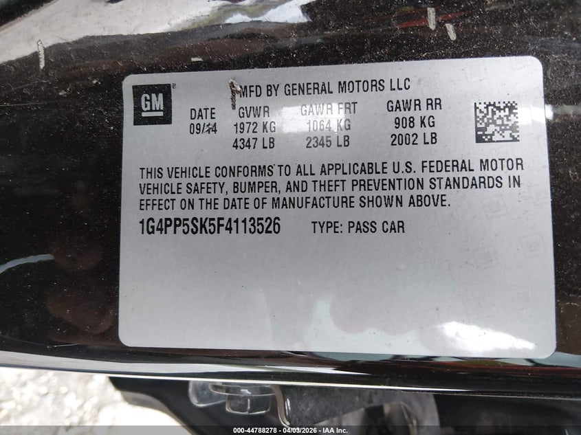 2015 BUICK VERANO · Фото 9