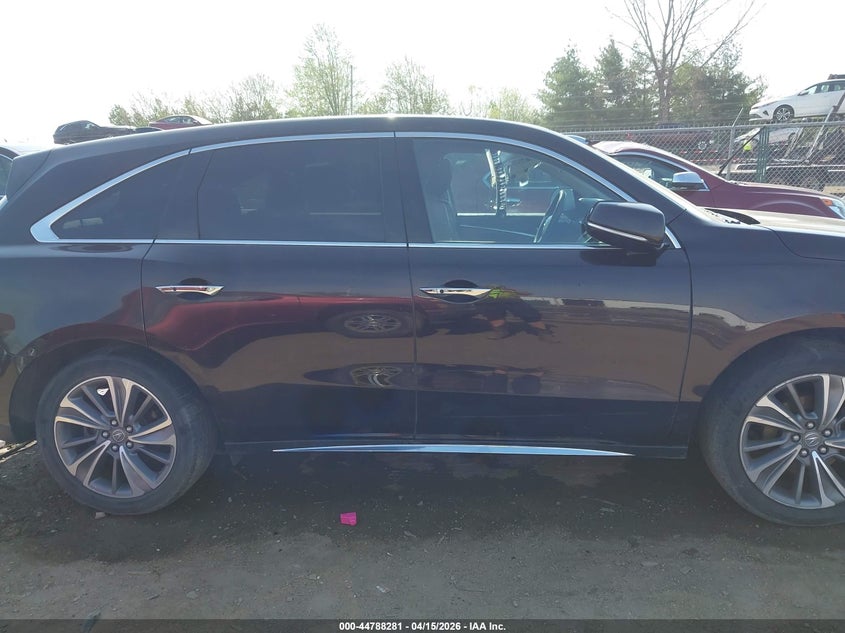 2018 Acura Mdx Technology Package Acurawatch Plus Pkg VIN: 5J8YD4H54JL012443 Lot: 44788281