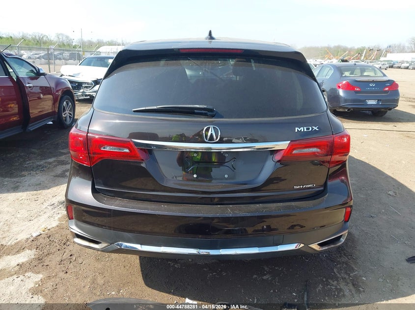 2018 Acura Mdx Technology Package Acurawatch Plus Pkg VIN: 5J8YD4H54JL012443 Lot: 44788281