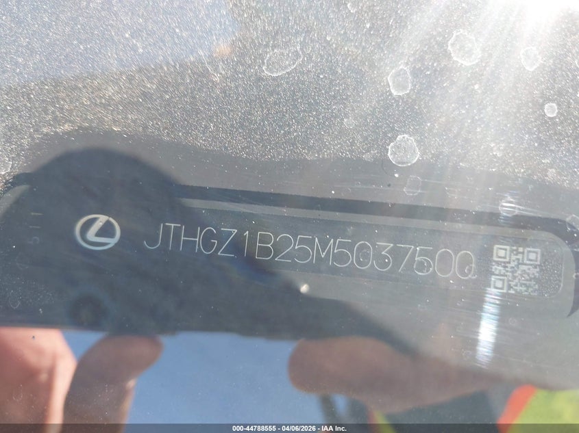 2021 Lexus Is 350 F Sport VIN: JTHGZ1B25M5037500 Lot: 44788555