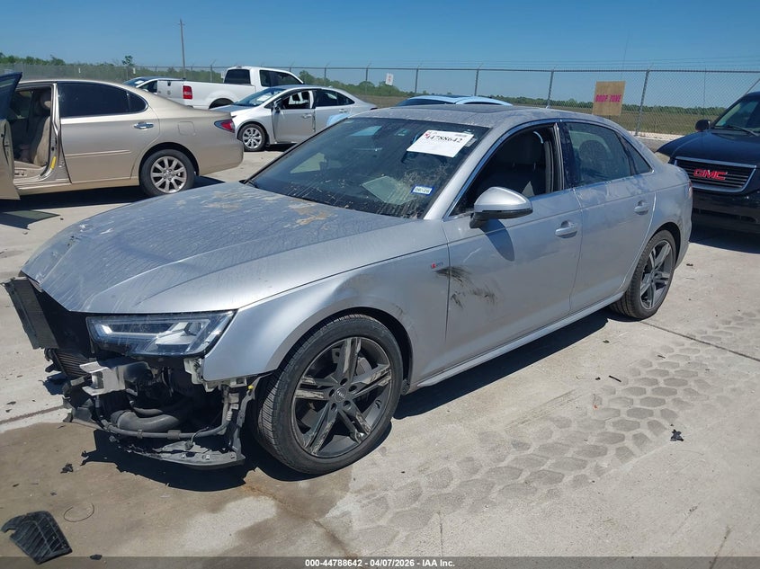 Vin: waufnaf4xhn071309, lot: 45285900, audi a4 2.0t premium 20172