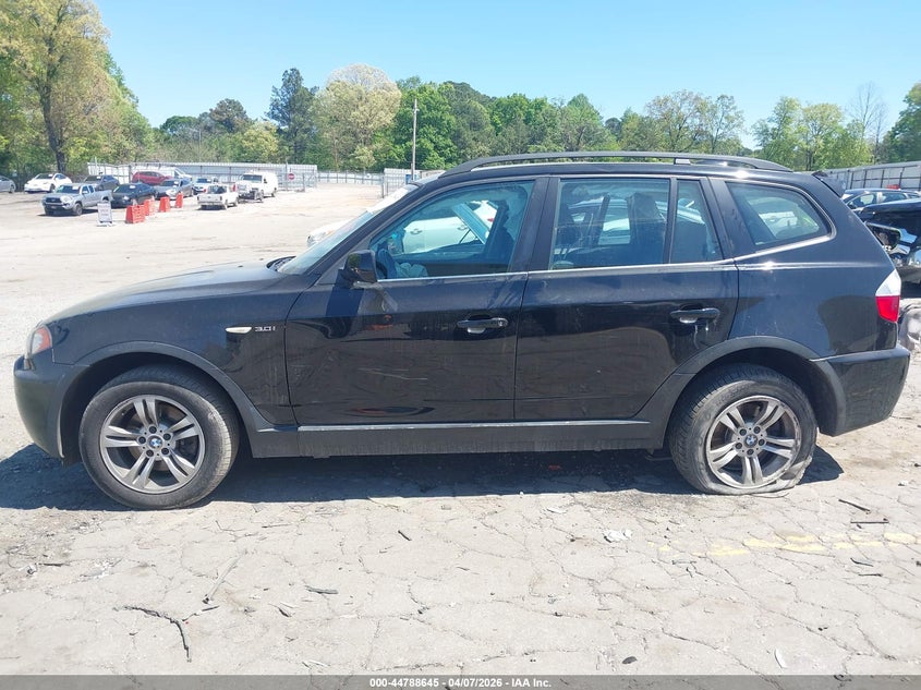 2006 BMW X3 3.0I VIN: WBXPA93486WG78490 Lot: 44788645