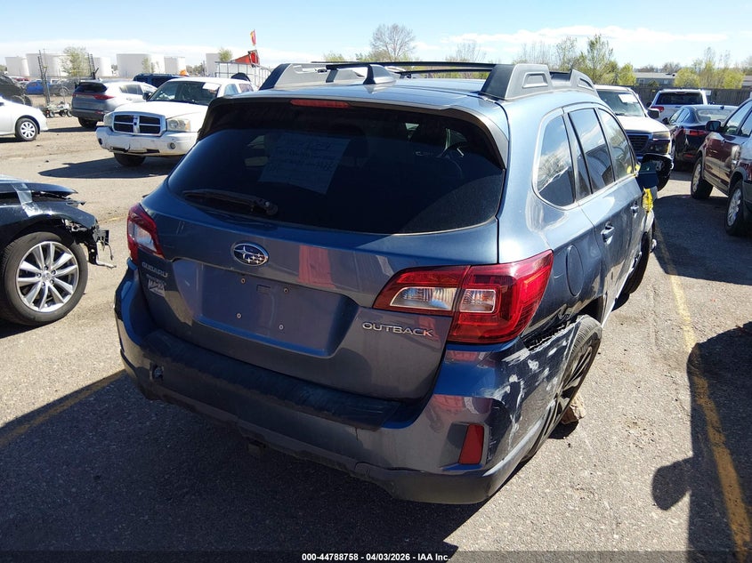 Vin: 4s4bsbnc3g3237829, lot: 45286016, subaru outback 2.5i limited 20164