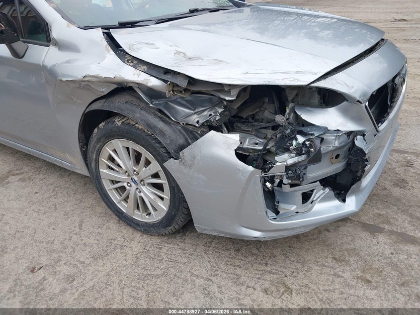 2017 Subaru Impreza 2.0 2.0I Premium silver Lot 111044788927 Vin 4S3GTAB66H3722810