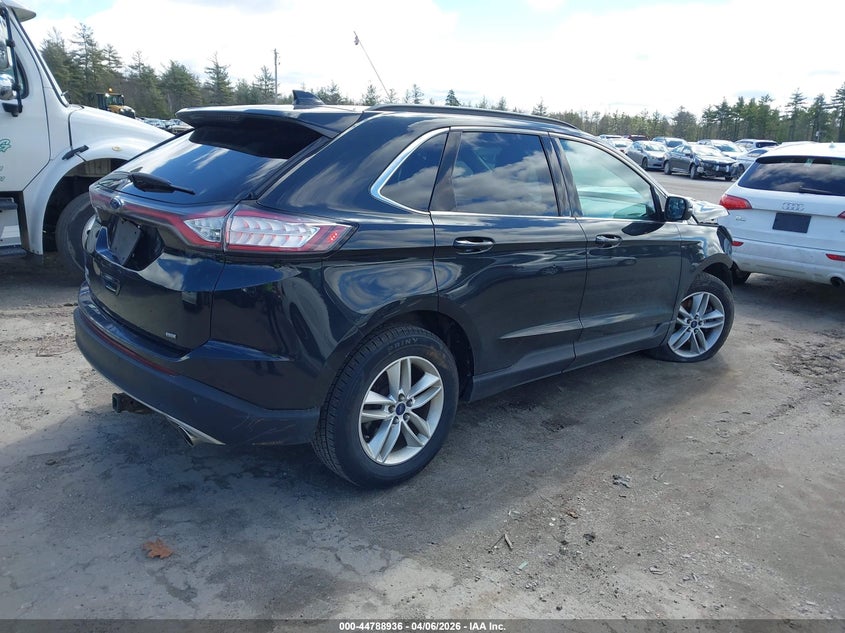 Vin: 2fmtk4j83fbb39853, lot: 45286194, ford edge sel 20154