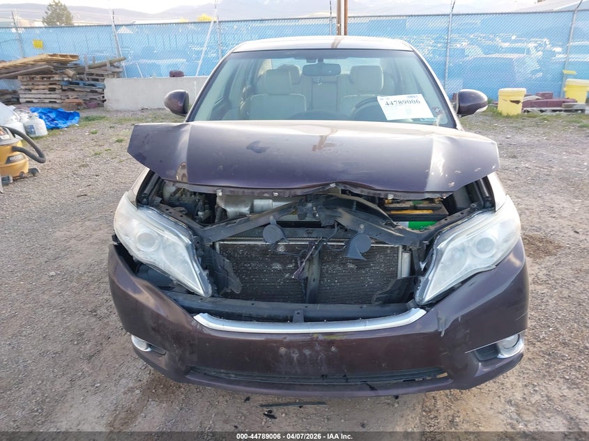 2011 Toyota Avalon Limited VIN: 4T1BK3DB7BU392434 Lot: 44789006