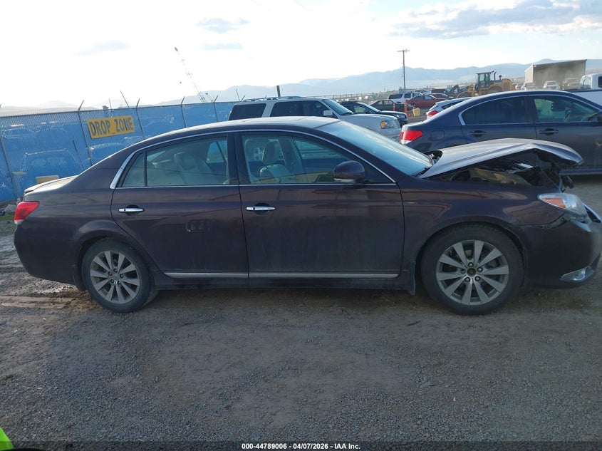 2011 Toyota Avalon Limited VIN: 4T1BK3DB7BU392434 Lot: 44789006