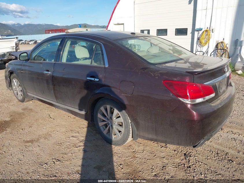 2011 Toyota Avalon Limited VIN: 4T1BK3DB7BU392434 Lot: 44789006