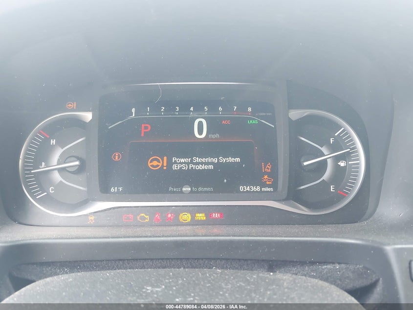 2024 Honda Passport Awd Ex-L VIN: 5FNYF8H57RB021314 Lot: 44789084