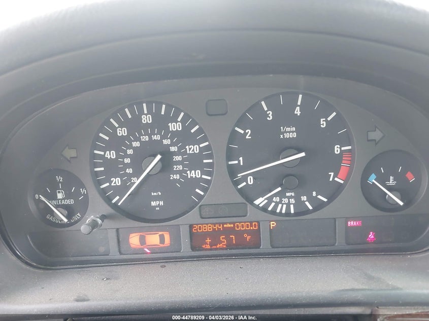 2001 BMW 525Ia VIN: WBADS43471GD85647 Lot: 44789209