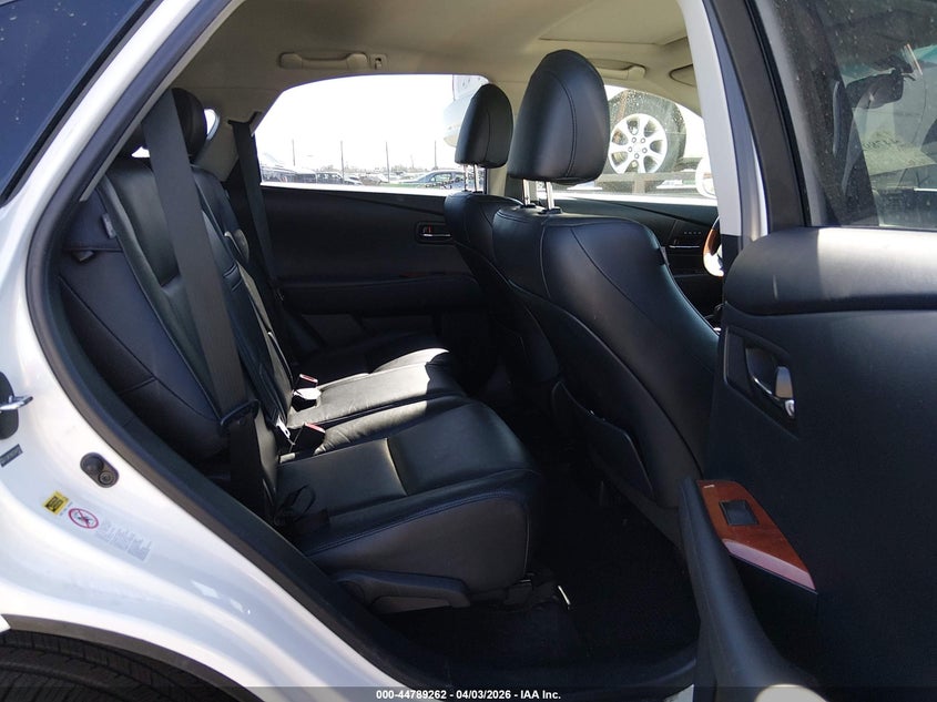 2012 Lexus Rx 3.5 Rx 350 white Lot 111044789262 Vin JTJBK1BA0C2447352
