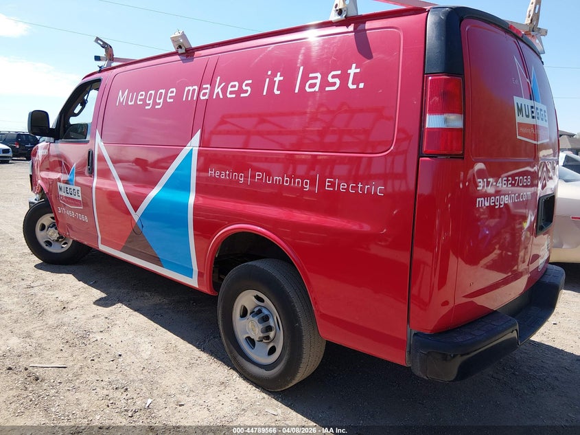 Vin: 1gcwgafp7p1225102, lot: 45286824, chevrolet express cargo rwd 2500 regular wheelbase wt 20233