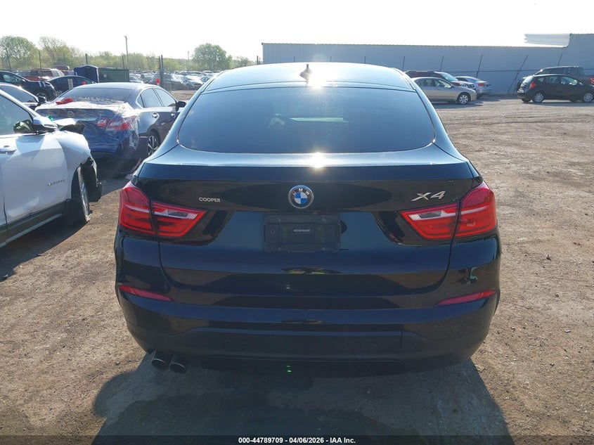 2017 BMW X4 xDrive28I VIN: 5UXXW3C57H0T77862 Lot: 44789709
