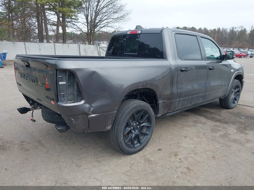 Vin: 1c6srfjt3tn262278, lot: 45287061, ram 1500 laramie  4x4 5'7 box 20264