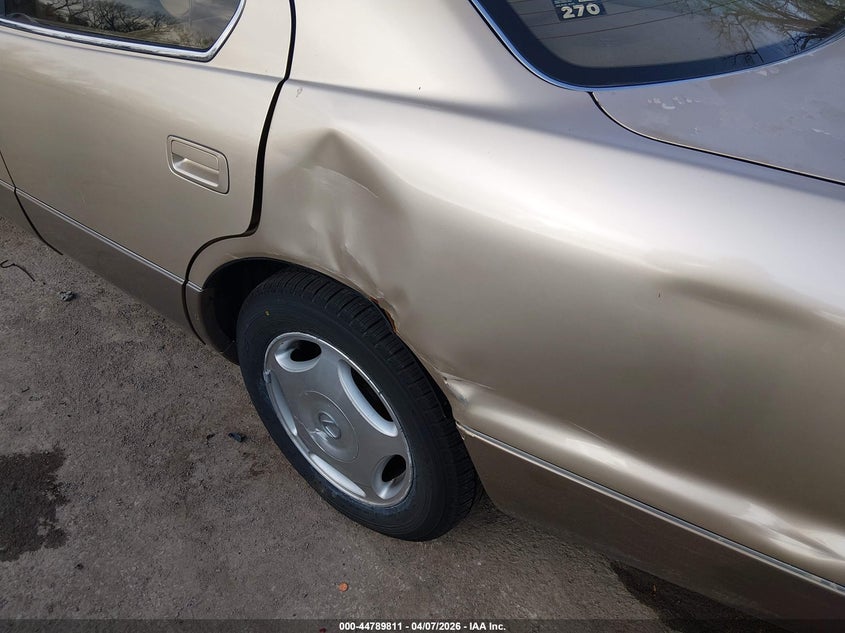 1999 Lexus Ls 400 VIN: JT8BH28F9X0161106 Lot: 44789811