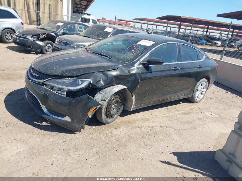 Vin: 1c3cccab7gn143700, lot: 45287075, chrysler 200 limited 20162