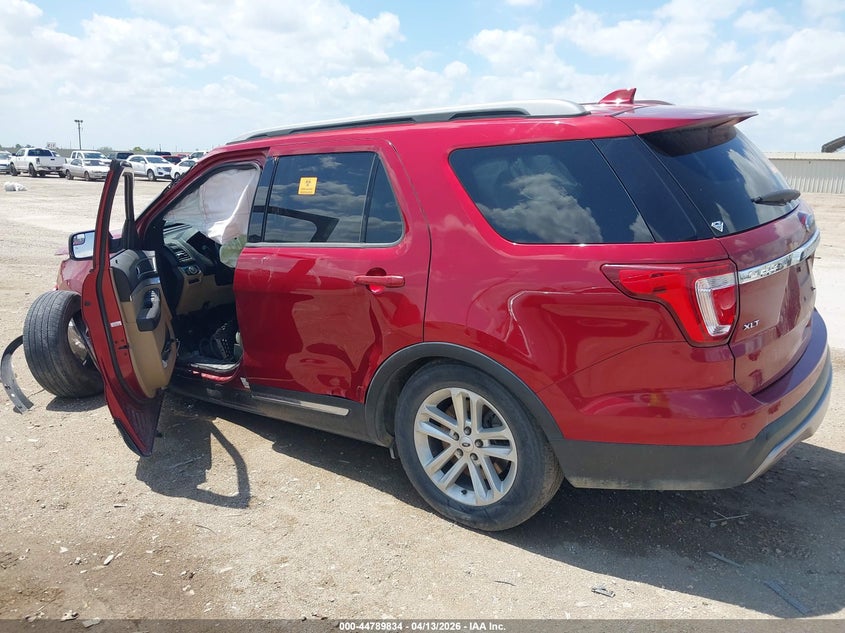 Vin: 1fm5k7dhxggd02417, lot: 45287092, ford explorer xlt 20163