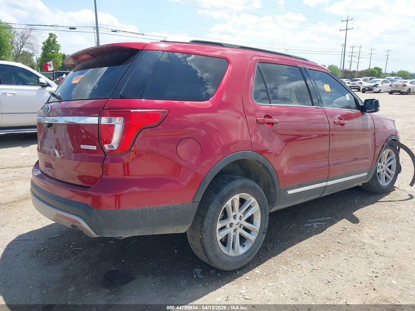 Vin: 1fm5k7dhxggd02417, lot: 45287092, ford explorer xlt 20164