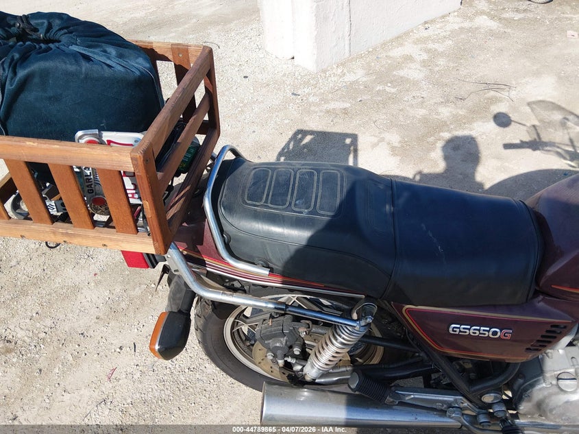 1981 Suzuki Gs650 G VIN: JS1GP71G382104515 Lot: 44789865