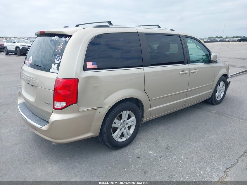 Vin: 2c4rdgdg9dr607523, lot: 45287230, dodge grand caravan crew 20134