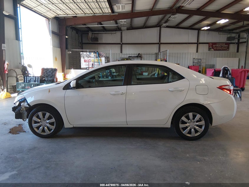 2016 Toyota Corolla 1.8 Le white Lot 111044790075 Vin 2T1BURHE4GC482974