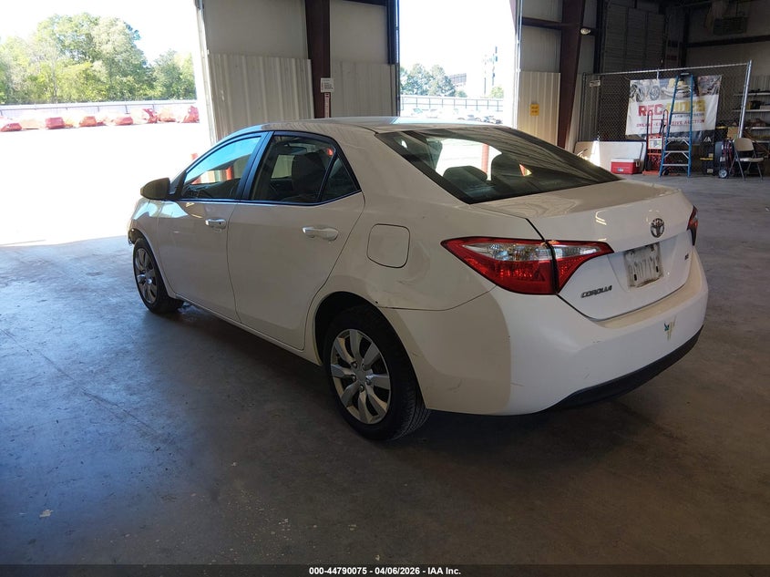 2016 Toyota Corolla 1.8 Le white Lot 111044790075 Vin 2T1BURHE4GC482974