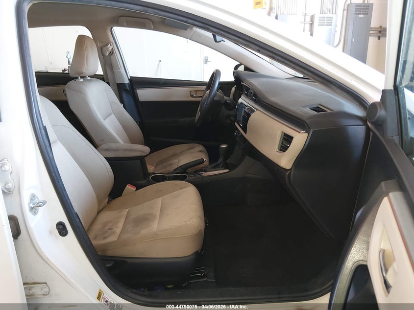 2016 Toyota Corolla 1.8 Le white Lot 111044790075 Vin 2T1BURHE4GC482974