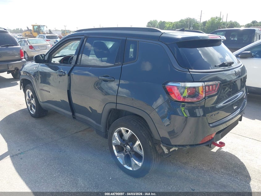Vin: 3c4njddb8ht635374, lot: 45287355, jeep new compass trailhawk 4x4 20173