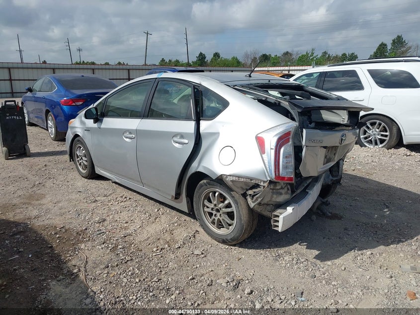 2012 Toyota Prius 1.8 Two silver Lot 111044790133 Vin JTDKN3DU2C5430256