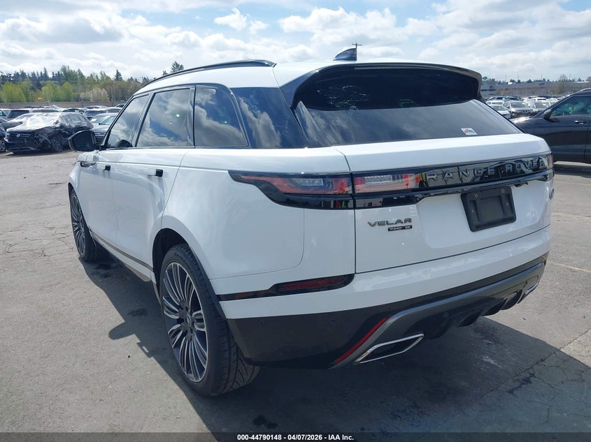 Vin: salyl2fv7ka210741, lot: 45287406, land rover range rover velar p340 r-dynamic se/p380 r-dynamic se 20193