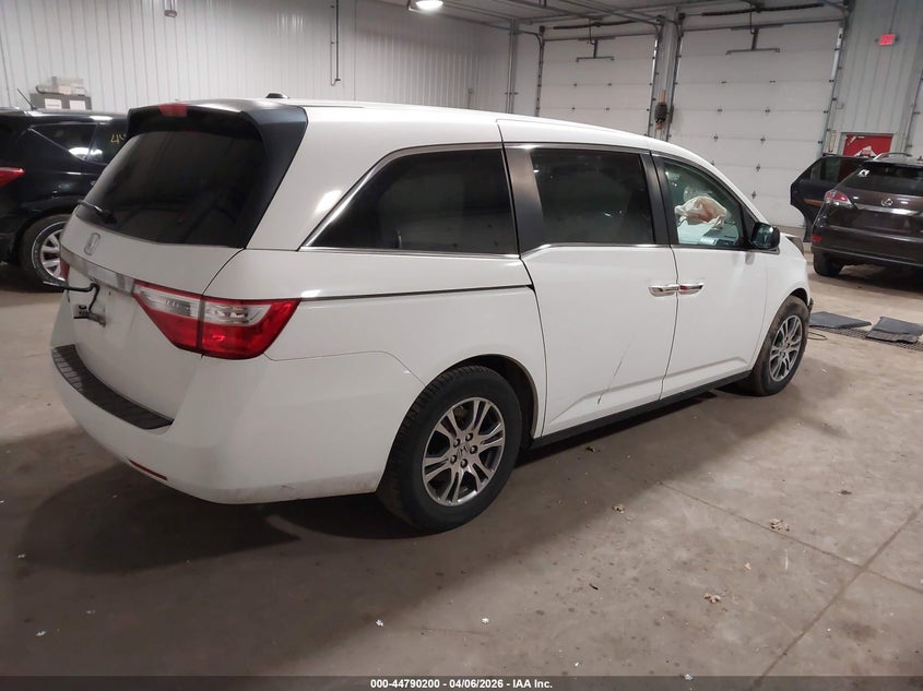 Vin: 5fnrl5h62db067226, lot: 45287459, honda odyssey ex-l 20134