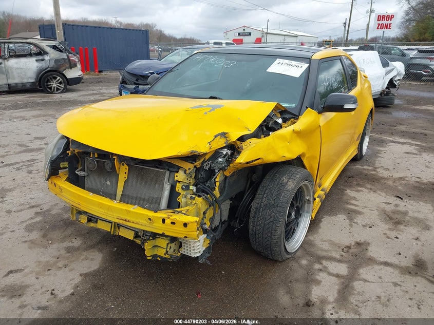 2012 Scion Tc 2.5 Tc Release Series 7.0 yellow Lot 111044790203 Vin JTKJF5C7XC3022737