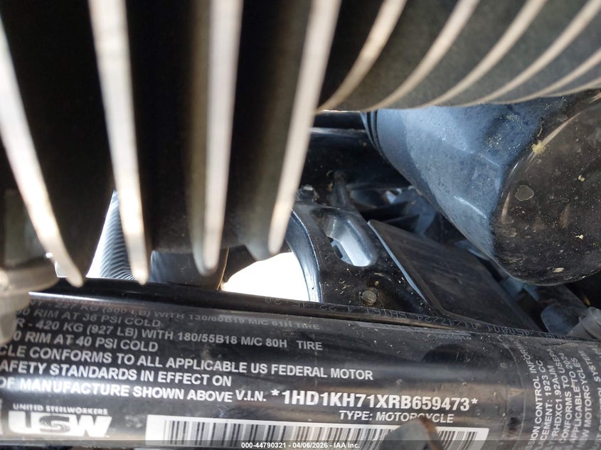 2024 Harley-Davidson Fltrx VIN: 1HD1KH71XRB659473 Lot: 44790321