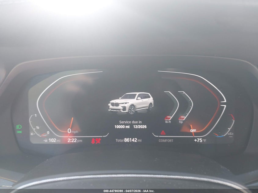 2021 BMW X7 xDrive40I VIN: 5UXCW2C0XM9F12001 Lot: 44790398