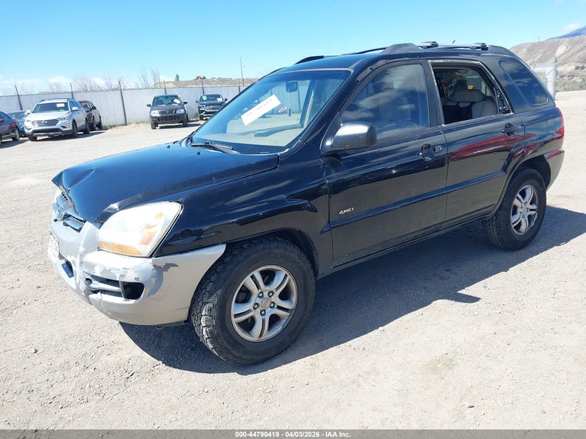 2008 Kia Sportage Lx V6 VIN: KNDJE723687466380 Lot: 44790419