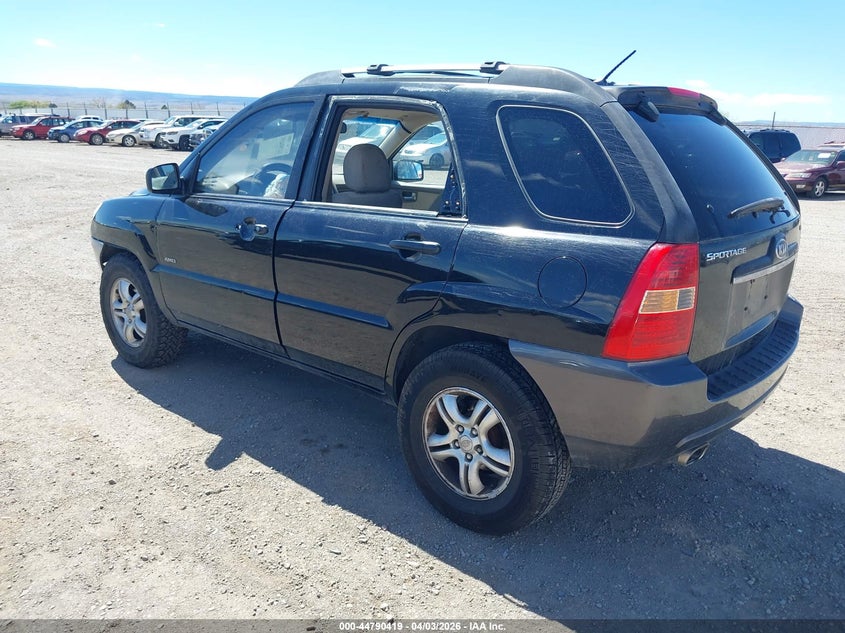 2008 Kia Sportage Lx V6 VIN: KNDJE723687466380 Lot: 44790419