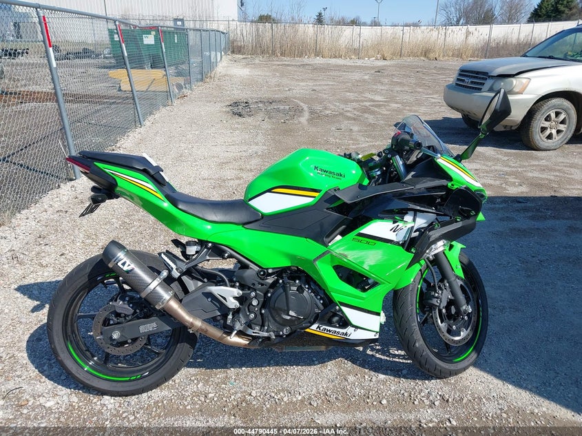 2025 Kawasaki Ex500 H VIN: ML5EXGH11SDA57548 Lot: 44790445
