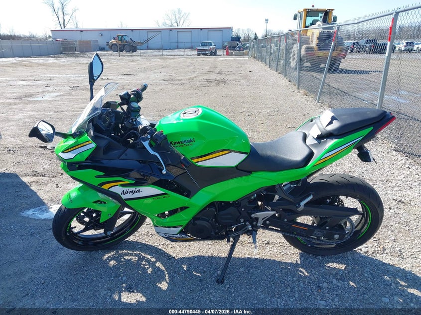 2025 Kawasaki Ex500 H VIN: ML5EXGH11SDA57548 Lot: 44790445