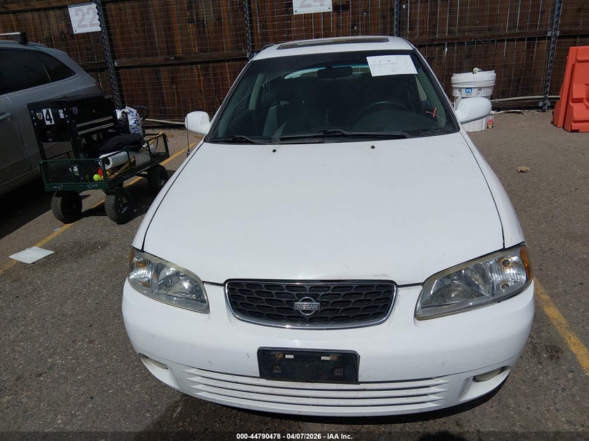 2001 Nissan Sentra Se VIN: 3N1BB51DX1L122020 Lot: 44790478