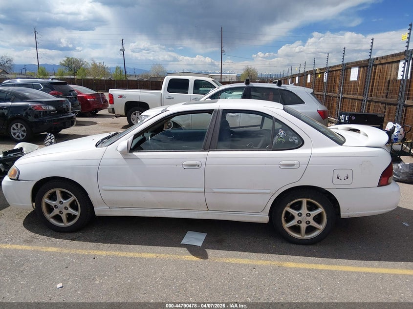2001 Nissan Sentra Se VIN: 3N1BB51DX1L122020 Lot: 44790478