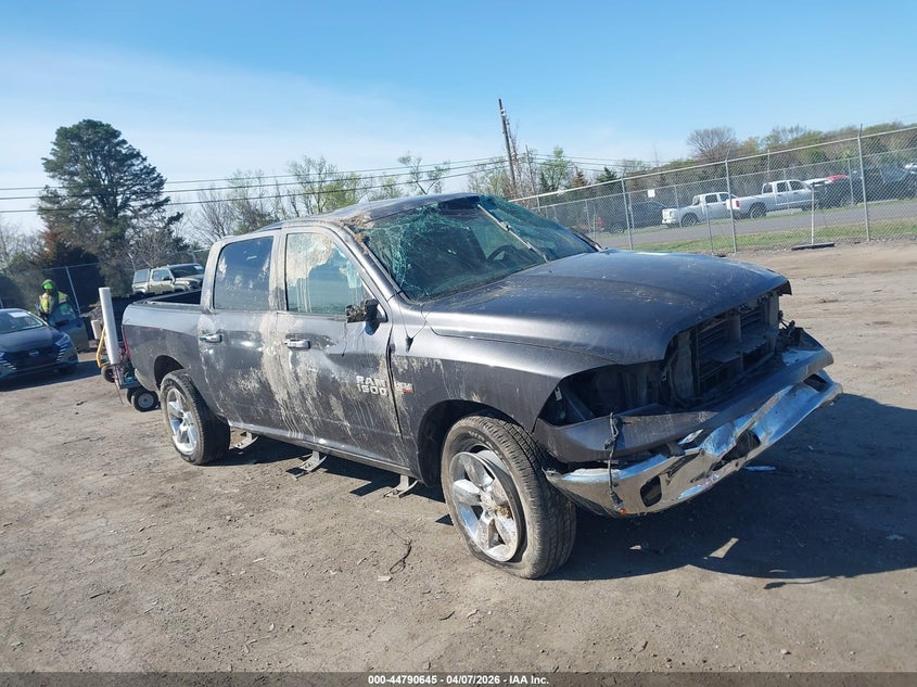 Vin: 1c6rr7lt0hs510674, lot: 45287903, ram 1500 big horn  4x4 5'7 box 2017 img_1