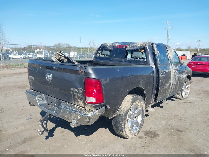Vin: 1c6rr7lt0hs510674, lot: 45287903, ram 1500 big horn  4x4 5'7 box 20174