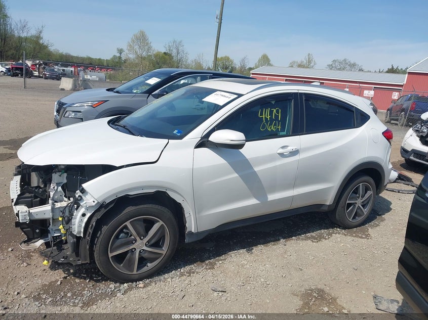 2022 Honda Hr-V Awd Ex VIN: 3CZRU6H54NM744195 Lot: 44790664