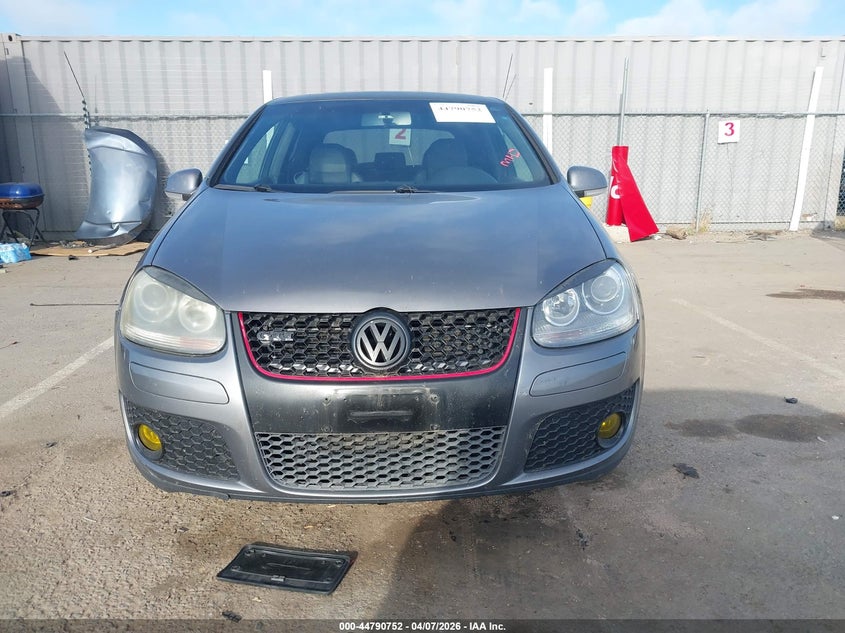 2007 Volkswagen Gti 2-Door VIN: WVWEV71K47W129656 Lot: 44790752