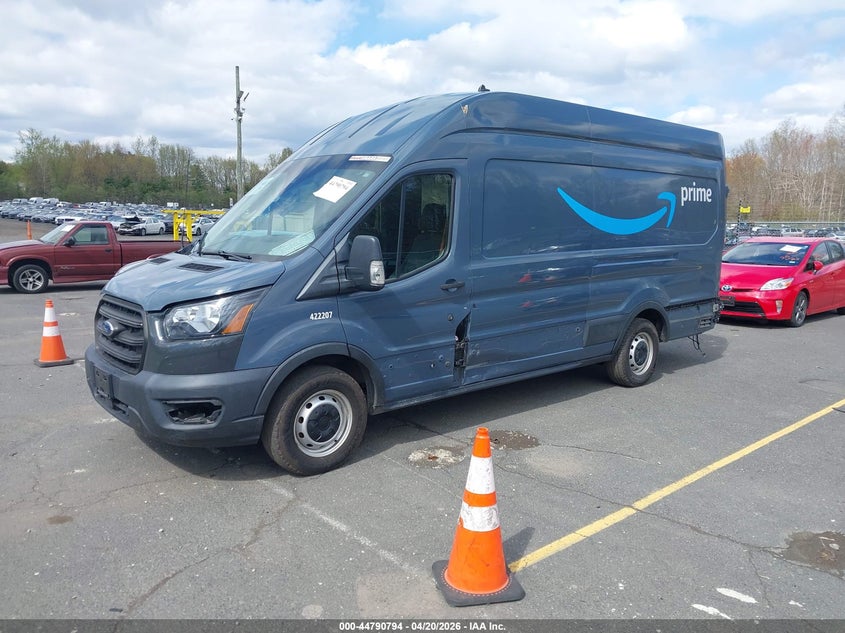 Vin: 1ftbr3x82lka53271, lot: 45288052, ford transit-250 cargo van 20202