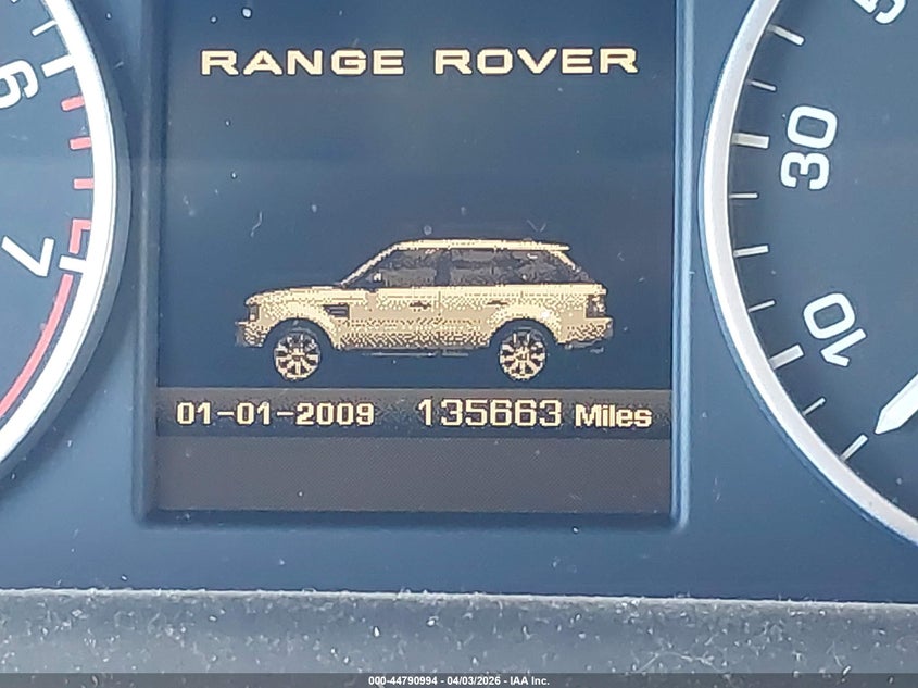 2010 Land Rover Range Rover Sport Hse VIN: SALSK2D41AA246880 Lot: 44790994