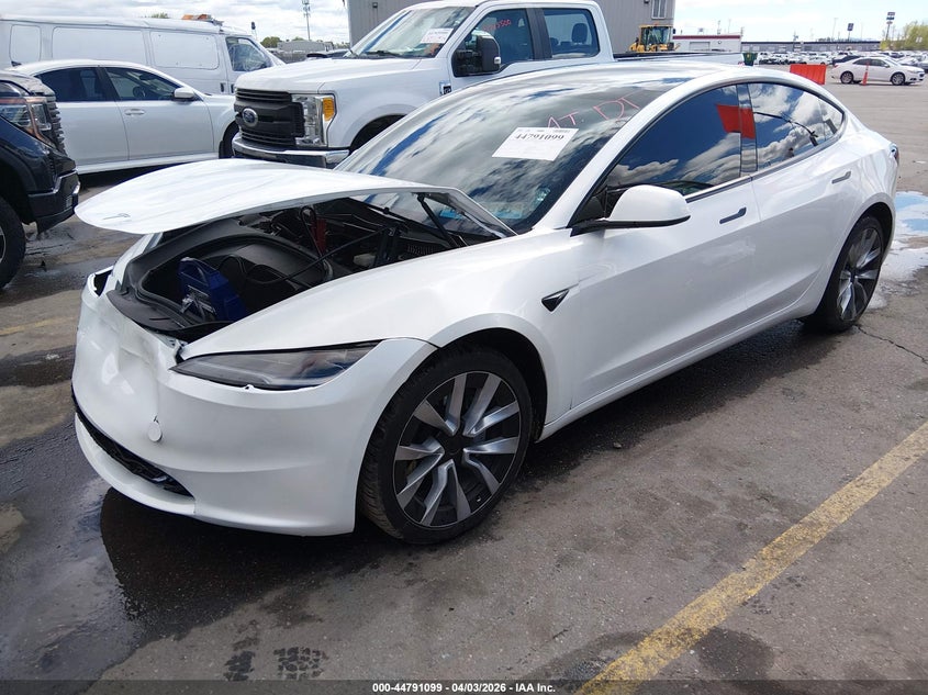 Vin: 5yj3e1eb7rf793097, lot: 45288357, tesla model 3 long range dual motor all-wheel drive 20242