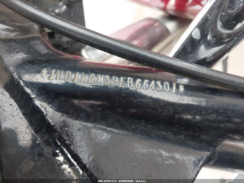 2014 Harley-Davidson Flhxs Street Glide Special VIN: 1HD1KRM39EB664301 Lot: 44791113