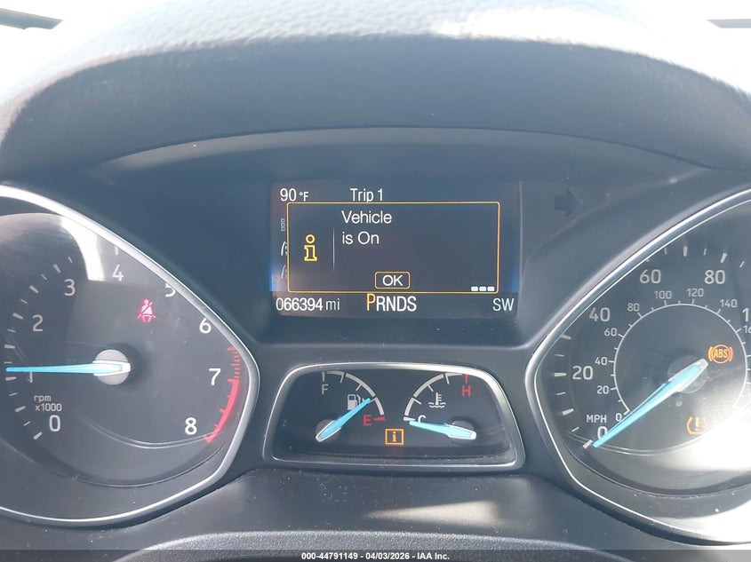 VIN 1FMCU0F79KUC28091 2019 FORD ESCAPE S